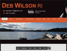 Tablet Screenshot of deb-wilson.com